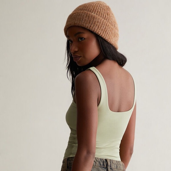 New Pacsun Contour Shape Me Square Neck Tank Top in Sage Green XXL - Picture 9 of 9